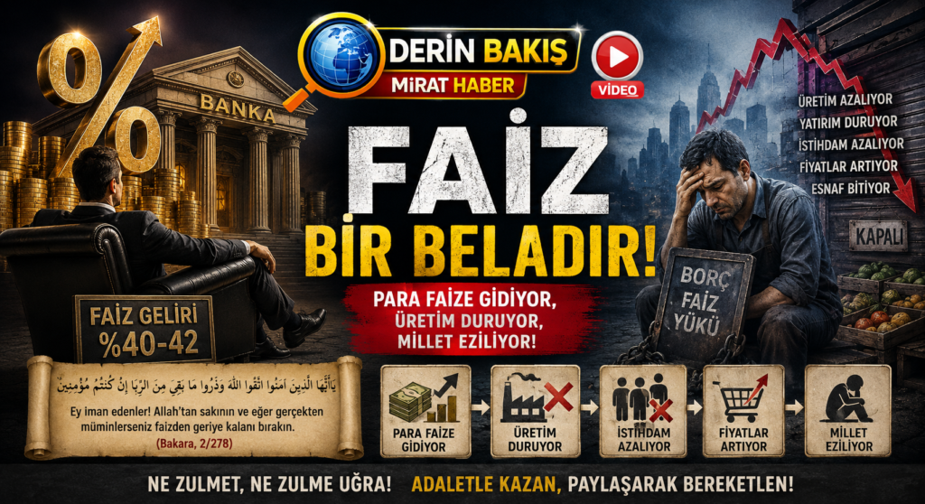 FAİZ: PARANIN ÜRETİMDEN KAÇIP ZENGİNLİĞİN DUVARLARINA SIĞINMASI