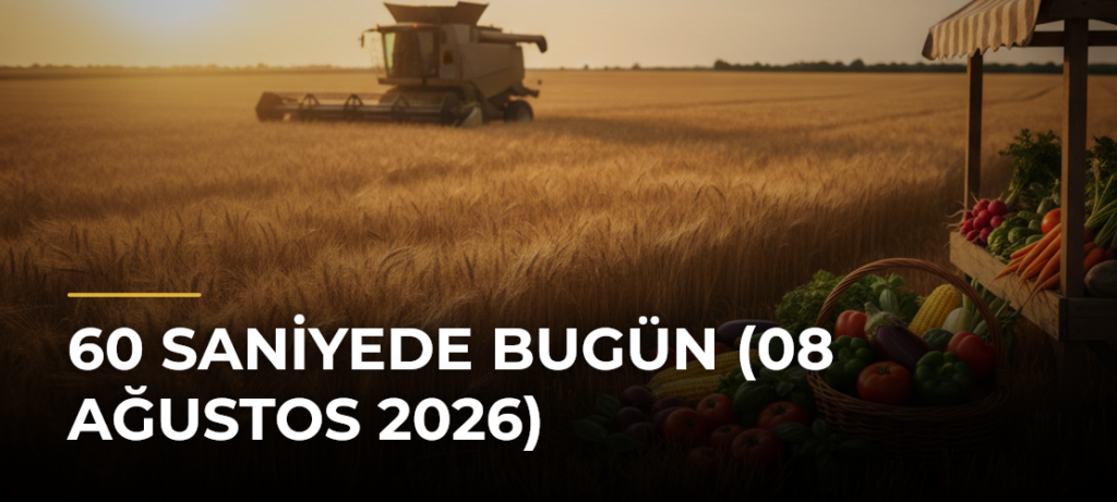 60 Saniyede Bugün (08 Ağustos 2026)