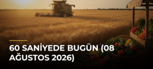 60 Saniyede Bugün (08 Ağustos 2026)