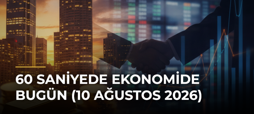 60 Saniyede Ekonomide Bugün (10 Ağustos 2026)
