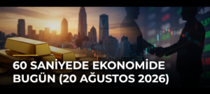 60 Saniyede Ekonomide Bugün (20 Ağustos 2026)