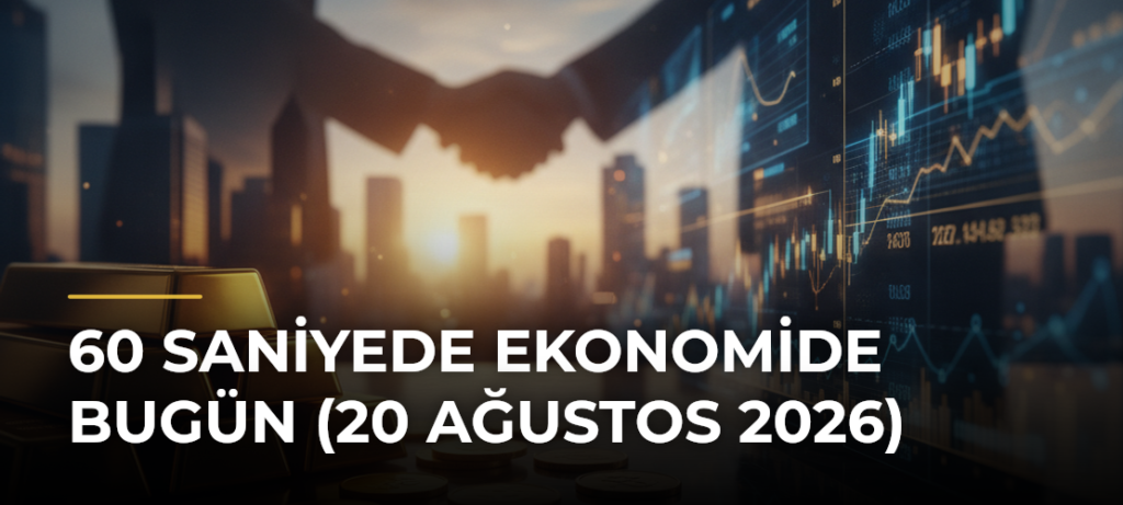 60 Saniyede Ekonomide Bugün (20 Ağustos 2026)