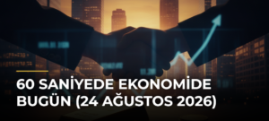 60 Saniyede Ekonomide Bugün (24 Ağustos 2026)