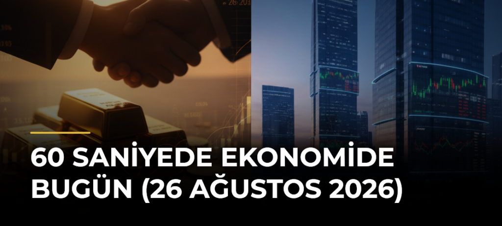 60 Saniyede Ekonomide Bugün (26 Ağustos 2026)