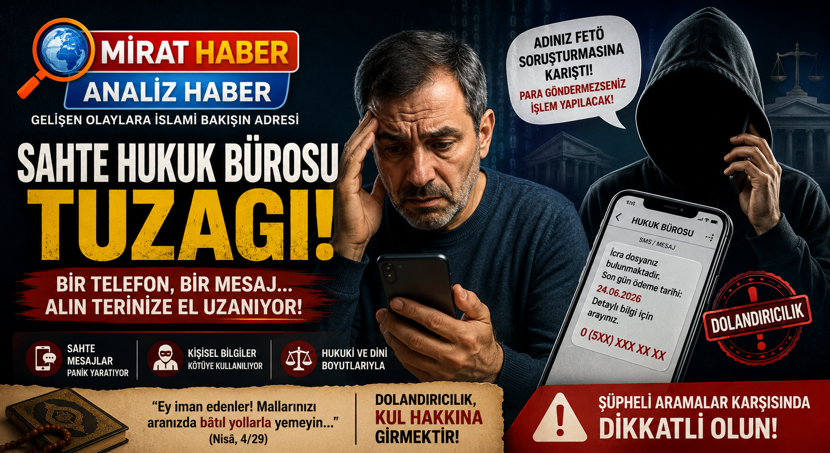 Sahte Hukuk Bürosu Tuzağı: Alın Terine Uzanan Yeni Dolandırıcılık Yöntemi