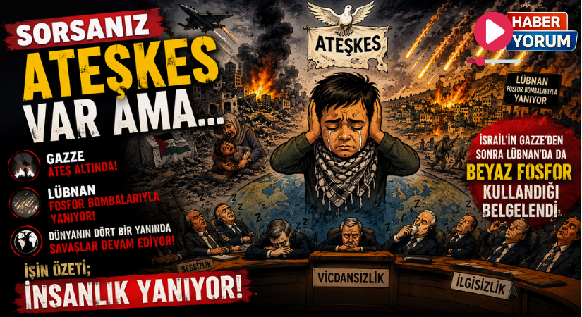 İsrail’in Gazze’den Sonra Lübnan’da da Beyaz Fosfor Kullandığı Belgelendi