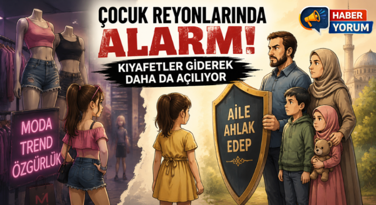 Çocuk Reyonlarında Alarm: Kıyafetler Giderek Daha Da Açılıyor