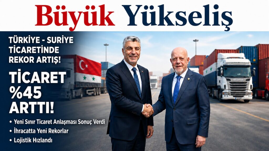 Türkiye ve Suriye Ticaretinde Büyük Yükseliş