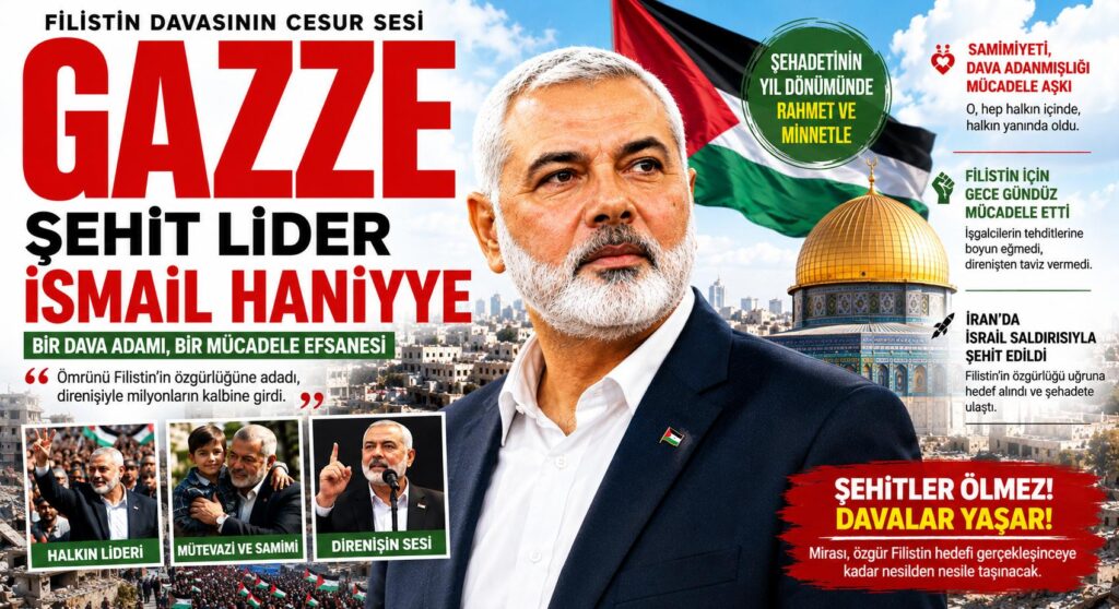 Hamas’tan İsmail Haniyye’yi Anma Mesajı