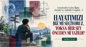 GENÇLERDEN GELEN İLGİNÇ SORULAR VE ANLAMLI CEVAPLAR 2: HAYATIMIZI BİZ Mİ SEÇİYORUZ, YOKSA HER ŞEY ÖNCEDEN Mİ YAZILDI?
