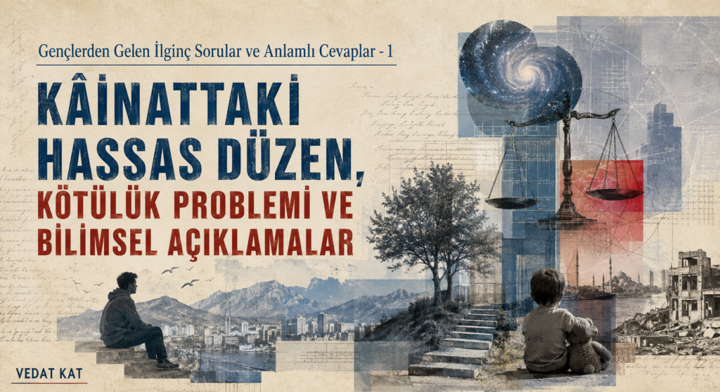 GENÇLERDEN GELEN İLGİNÇ SORULAR VE ANLAMLI CEVAPLAR 1: KÂİNATTAKİ HASSAS DÜZEN, KÖTÜLÜK PROBLEMİ VE BİLİMSEL AÇIKLAMALAR