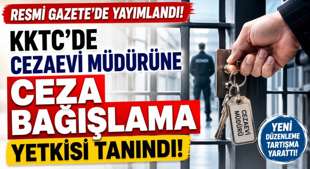 Cezaevi Müdürüne Ceza Bağışlama Yetkisi Verildi