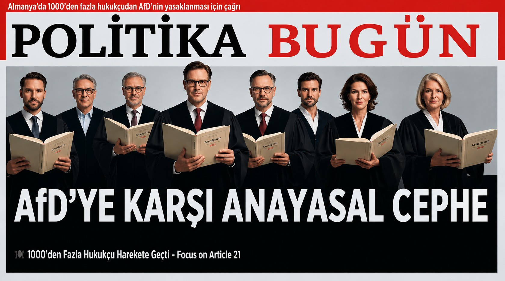 Almanya’da Binden Fazla Hukukçu: AfD’yi Kapatın