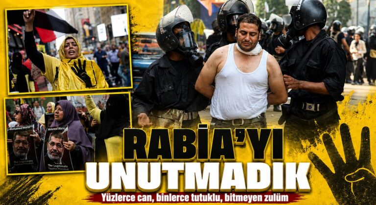 RABİA KATLİAMI’NIN ÜZERİNDEN 13 YIL GEÇTİ