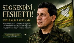 TERÖR ÖRGÜTÜ SDG KENDİNİ FESHETTİ