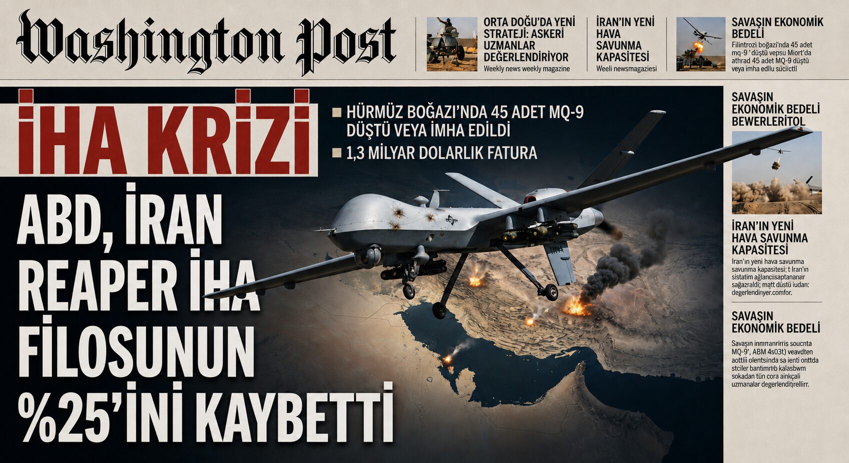 ABD, İHA Filosunun Yüzde 25’ini Kaybetti