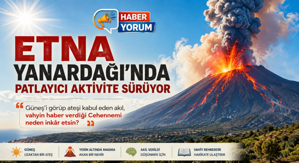 Etna Yanardağı’nda Patlayıcı Aktivite Sürüyor