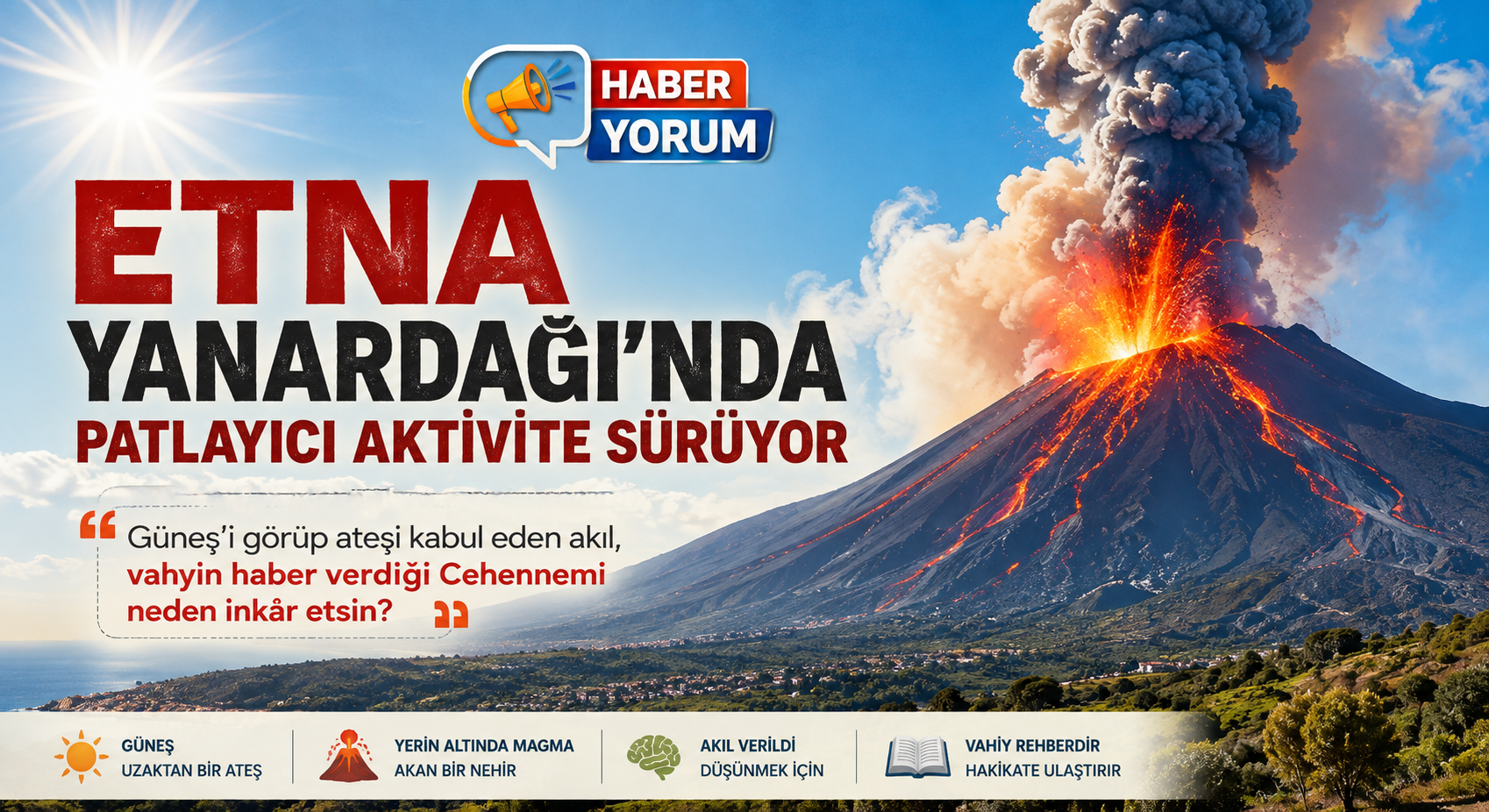 Etna Yanardağı’nda Patlayıcı Aktivite Sürüyor