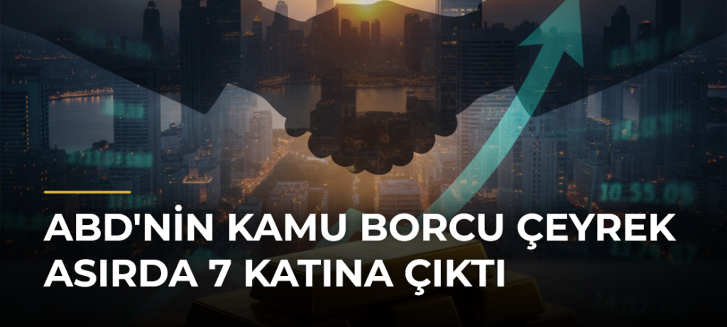 ABD’nin Kamu Borcu Çeyrek Asırda 7 Katına Çıktı