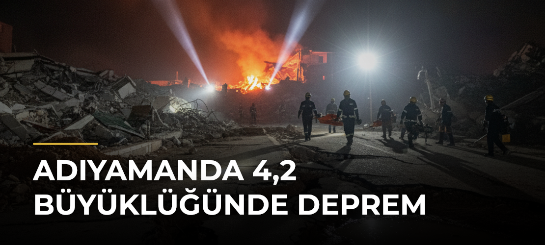 Adıyamanda 4,2 büyüklüğünde deprem - Mirat Haber
