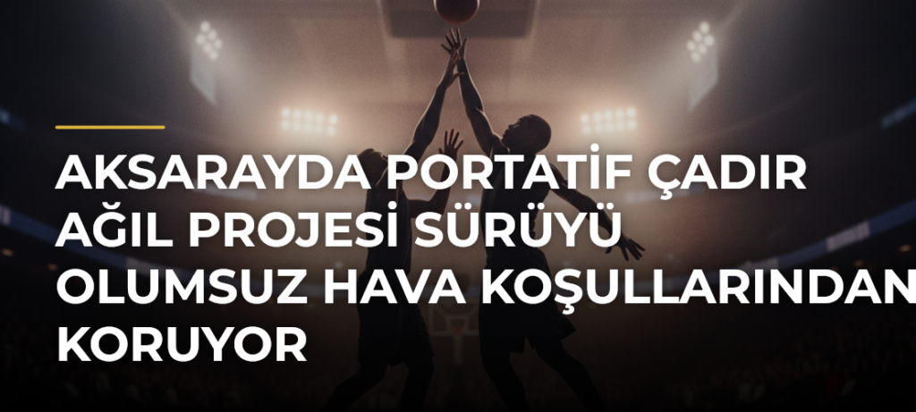 Aksarayda Portatif Çadır Ağıl Projesi sürüyü olumsuz hava koşullarından koruyor