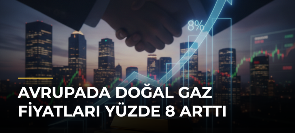 Avrupada doğal gaz fiyatları yüzde 8 arttı