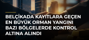 Belçikada kayıtlara geçen en büyük orman yangını bazı bölgelerde kontrol altına alındı