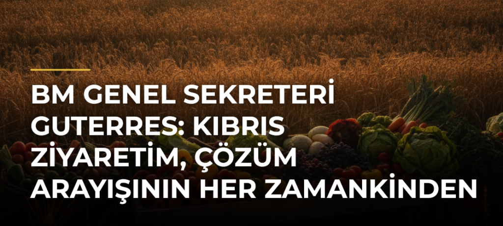 BM Genel Sekreteri Guterres: Kıbrıs ziyaretim, çözüm arayışının her zamankinden daha acil olduğunu gösterdi