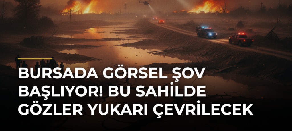 Bursada görsel şov başlıyor! Bu sahilde gözler yukarı çevrilecek