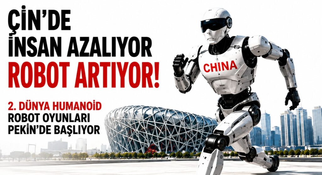 ÇİN’DE NÜFUS AZALIYOR, ROBOT ORDULARI BÜYÜYOR