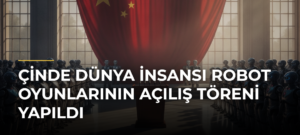 Çinde Dünya İnsansı Robot Oyunlarının açılış töreni yapıldı