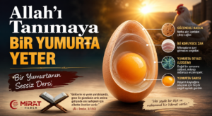 ALLAH’I TANIMAYA BİR YUMURTA YETER.