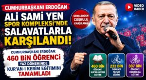 TÜGVA Etkinliğinde Erdoğan’a Salavatlı Karşılama