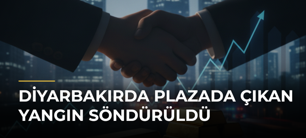 Diyarbakırda plazada çıkan yangın söndürüldü