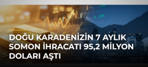 Doğu Karadenizin 7 aylık somon ihracatı 95,2 milyon doları aştı