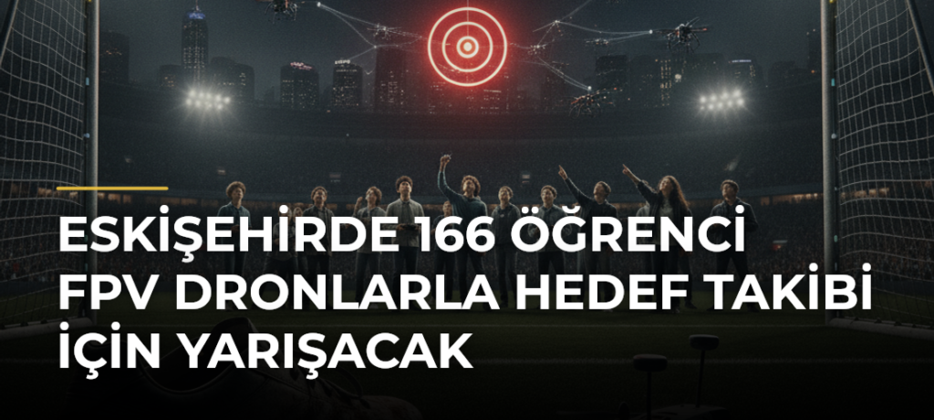 Eskişehirde 166 öğrenci FPV dronlarla hedef takibi için yarışacak