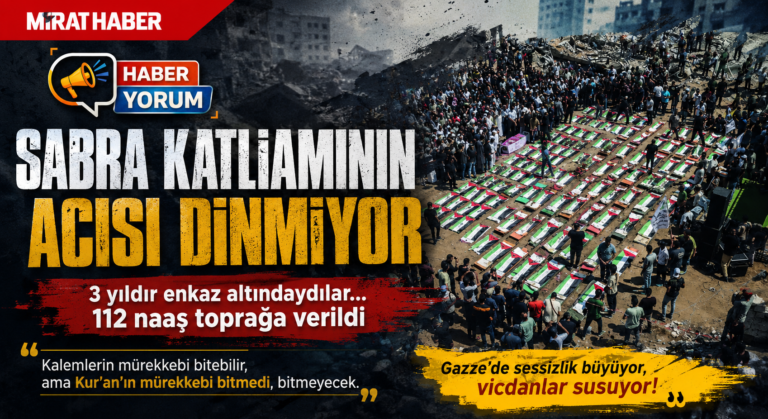 Gazze’de Toplu Mezar Acısı: Sabra Katliamında 112 Naaş Enkazdan Çıkarıldı