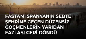 Fastan İspanyanın Sebte Şehrine Geçen Düzensiz Göçmenlerin Yarıdan Fazlası Geri Döndü
