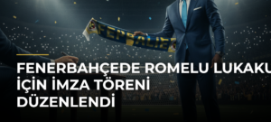 Fenerbahçede Romelu Lukaku için imza töreni düzenlendi