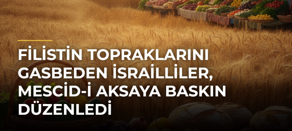 Filistin topraklarını gasbeden İsrailliler, Mescid-i Aksaya baskın düzenledi