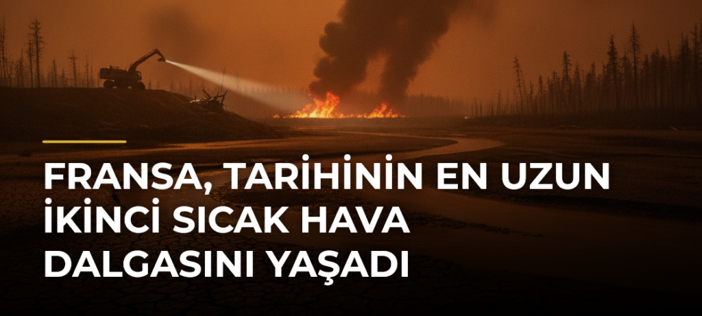 Fransa, tarihinin en uzun ikinci sıcak hava dalgasını yaşadı
