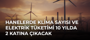 Hanelerde klima sayısı ve elektrik tüketimi 10 yılda 2 katına çıkacak