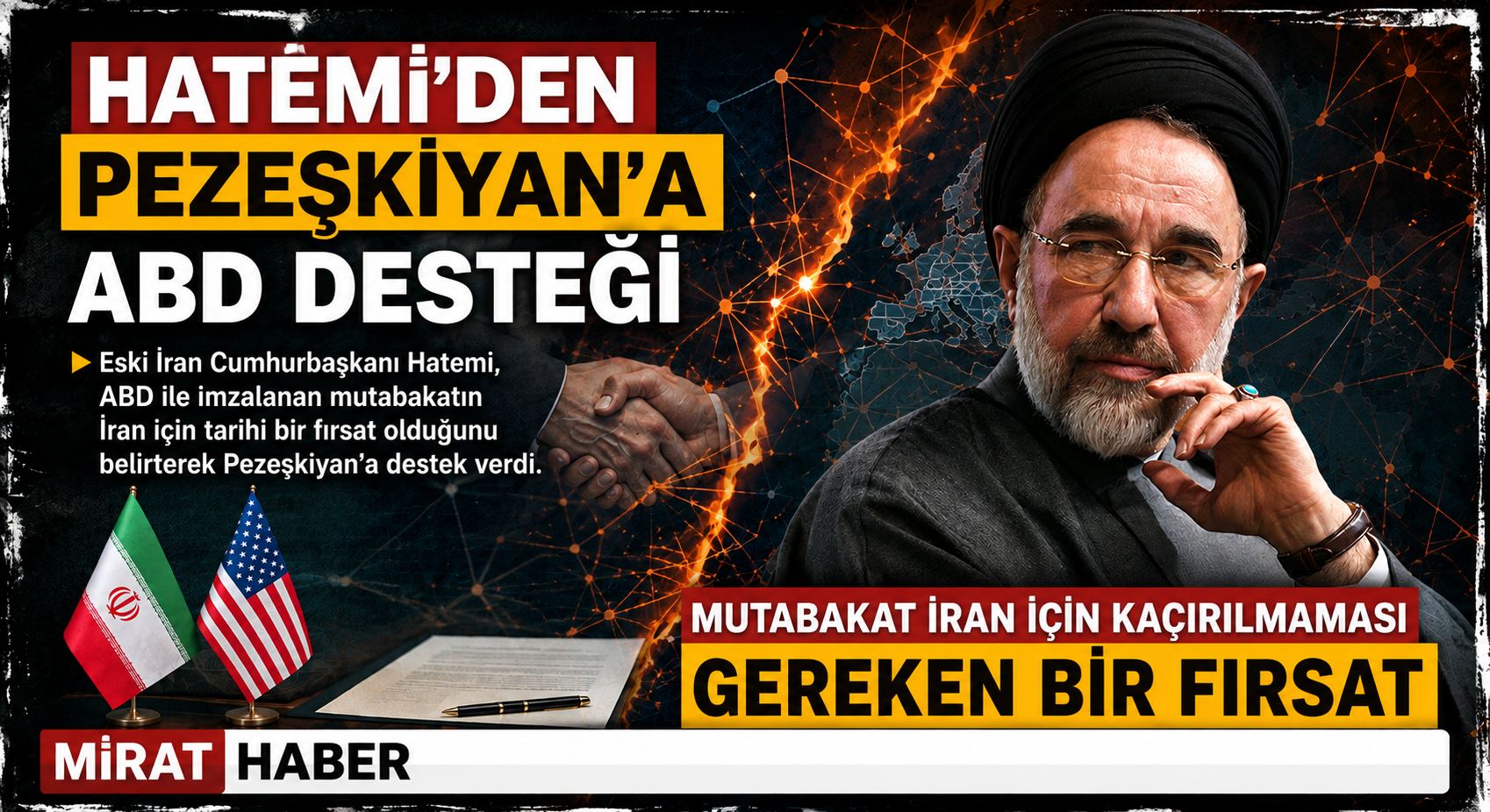 Eski İran Cumhurbaşkanı Hatemi’den ABD Mutabakatına Destek