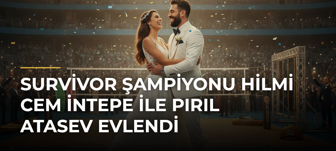 Survivor şampiyonu Hilmi Cem İntepe ile Pırıl Atasev evlendi - Mirat Haber