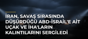 İran, savaş sırasında düşürdüğü ABD-İsrail’e ait uçak ve İHA’ların kalıntılarını sergiledi