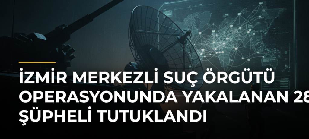 İzmir merkezli suç örgütü operasyonunda yakalanan 28 şüpheli tutuklandı
