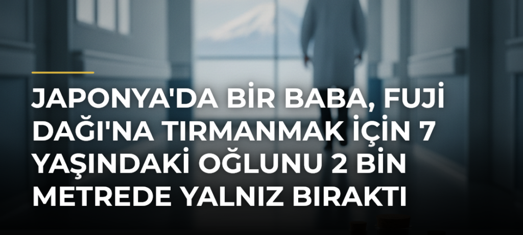 Japonya’da Bir Baba, Fuji Dağı’na Tırmanmak İçin 7 Yaşındaki Oğlunu 2 Bin Metrede Yalnız Bıraktı