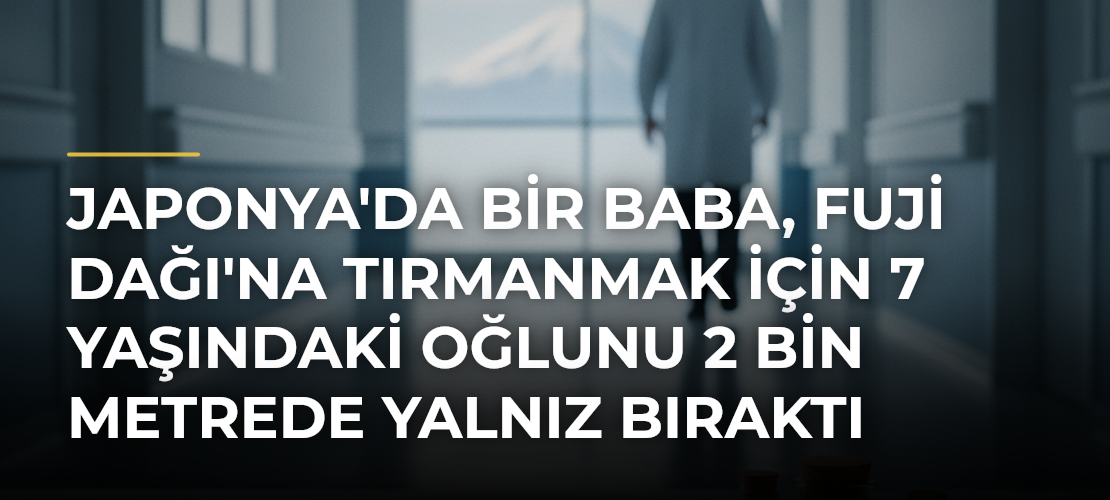 Japonya'da Bir Baba, Fuji Dağı'na Tırmanmak İçin 7 Yaşındaki Oğlunu 2 Bin Metrede Yalnız Bıraktı - Mirat Haber