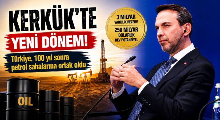 Enerji ve Tabii Kaynaklar Bakanı, Kerkük Petrolüne Ortak Olduk