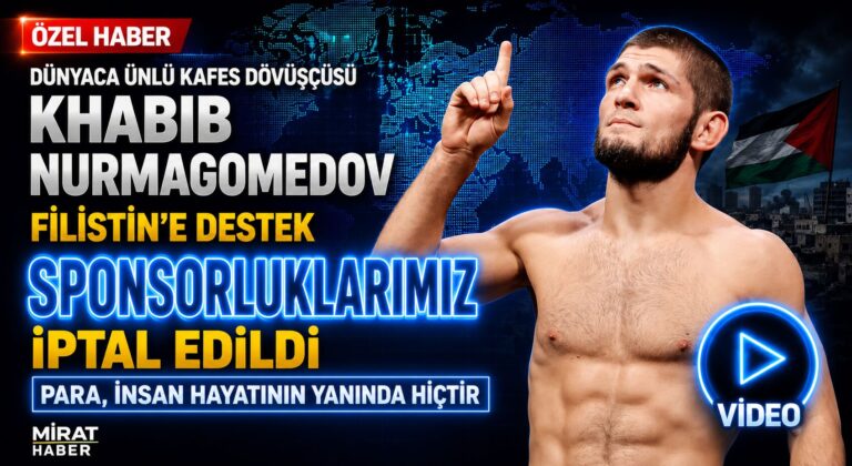 Khabib Nurmagomedov: Filistin’e Destek Vermenin Bedelini Ödüyor